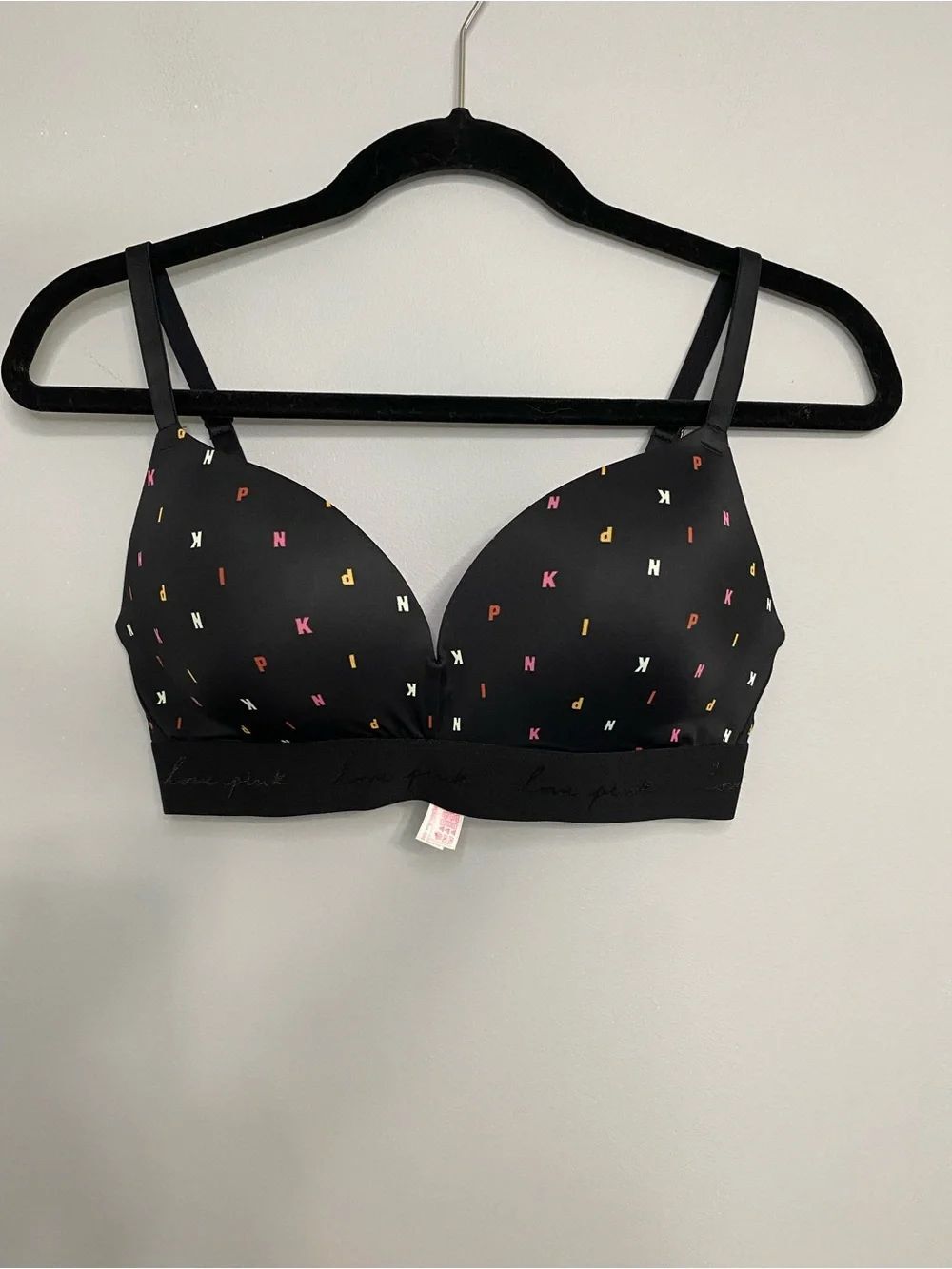 Pink Victoria’s Secret Wear Everywhere Push-Up Sans Armature Bra Women’s S 36C